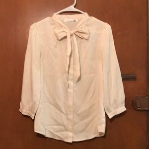 Cream Blouse